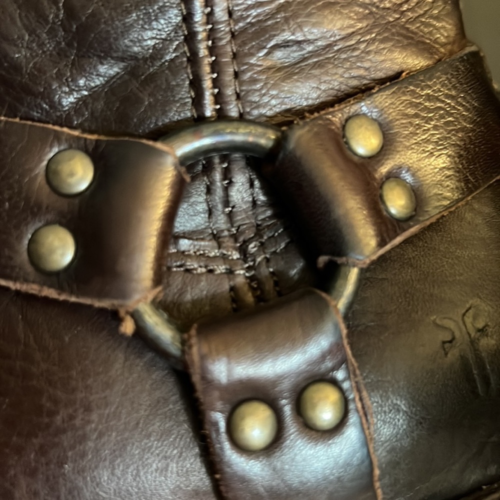 Frye Phillip Harness ankle boot dark brown - Picture 10 of 11